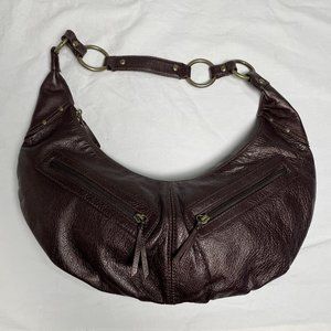 HOBO International Brown Crescent Purse
